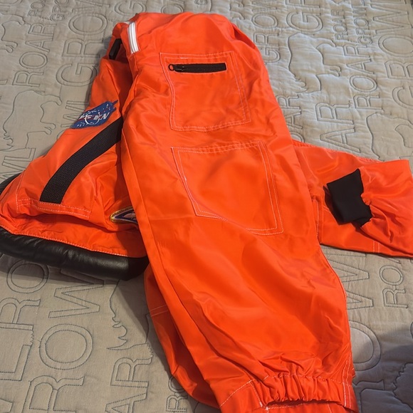 NASA Orange Astronaut Costume with Helmet - Picture 8 of 11